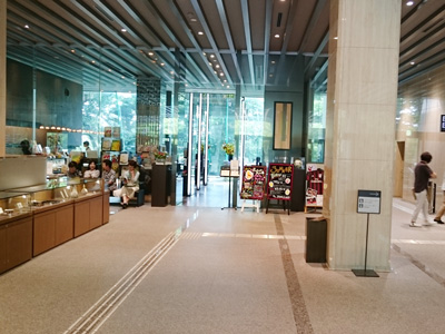 金沢の石川県立美術館の人気のカフェのルミュゼドアッシュ