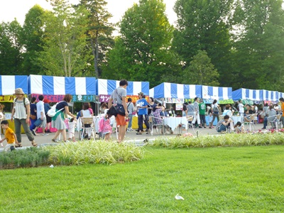 しいのき緑地の夏祭り
